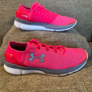 Under Armour Speedform Apollo 2 Women's Bright Pink Athletic Shoes Size 9.5